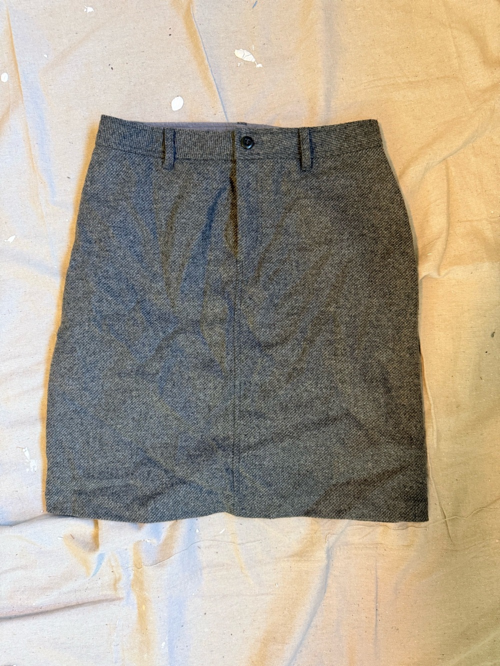 J. Crew Men's Gray Herringbone Dress Pants